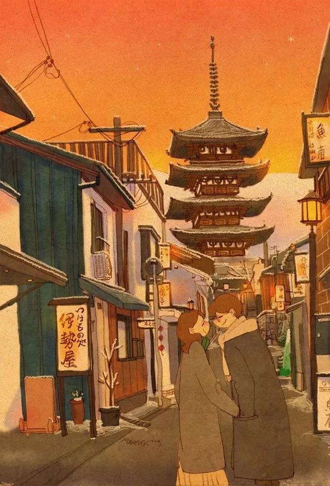 这些画也太甜了吧！！！看完只想谈！恋！爱