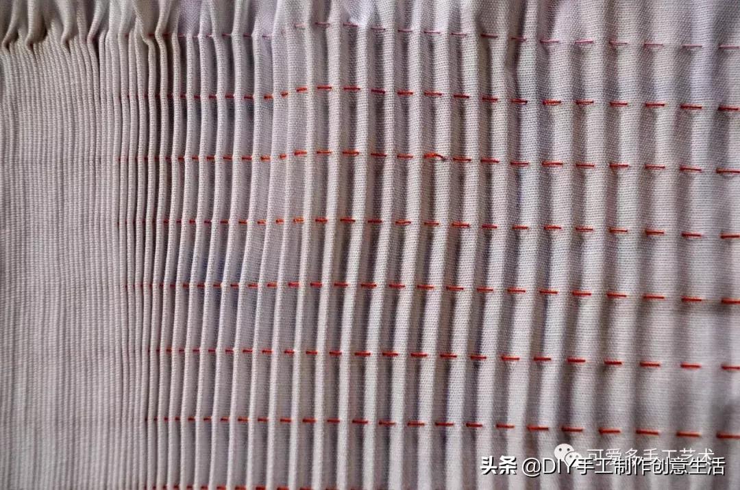 棒针织百褶裙边花样视频,编织收缩小包