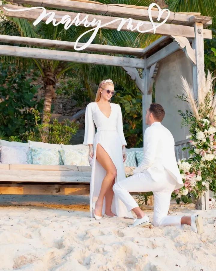 美国名媛帕丽斯希尔顿,帕丽斯希尔顿结婚照片