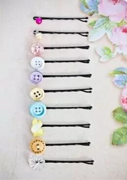 又简单又漂亮的手工发卡,小时候发卡怎么折