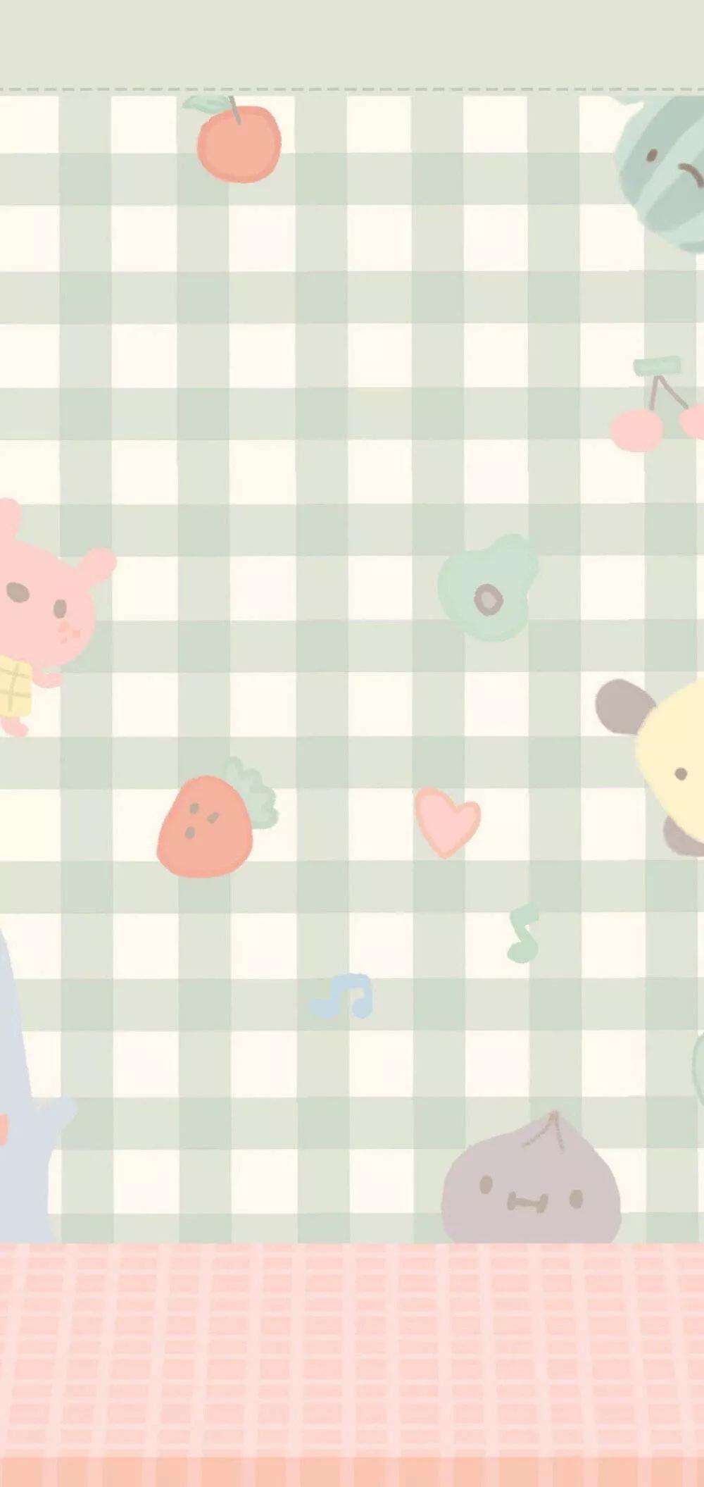 浅色系卡通壁纸,手机壁纸浅色面板