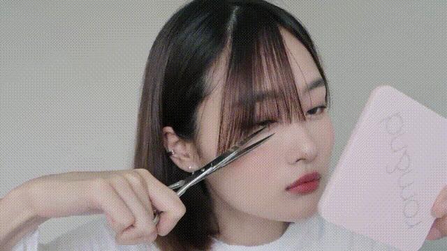 如何剪空气刘海简单易学,在家就能剪空气刘海教程