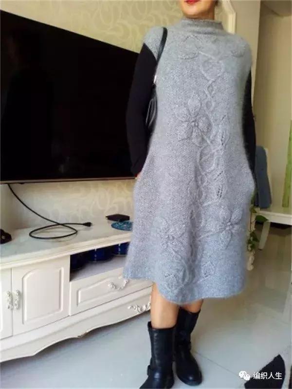 绞花领子棒针图解,棒针绞花背心教程