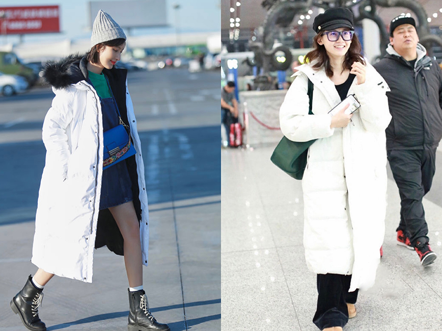 章子怡汪峰遛狗羽绒服,章子怡汪峰参加的真人秀穿棉衣