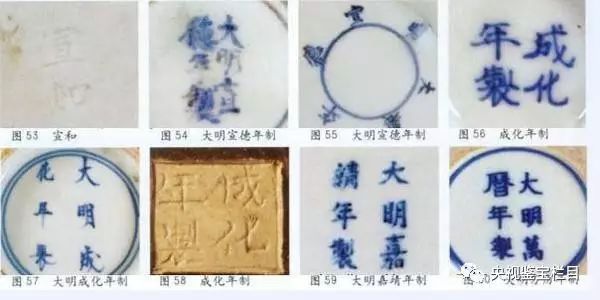 大明成化官窑瓷器款识,精品干货来袭