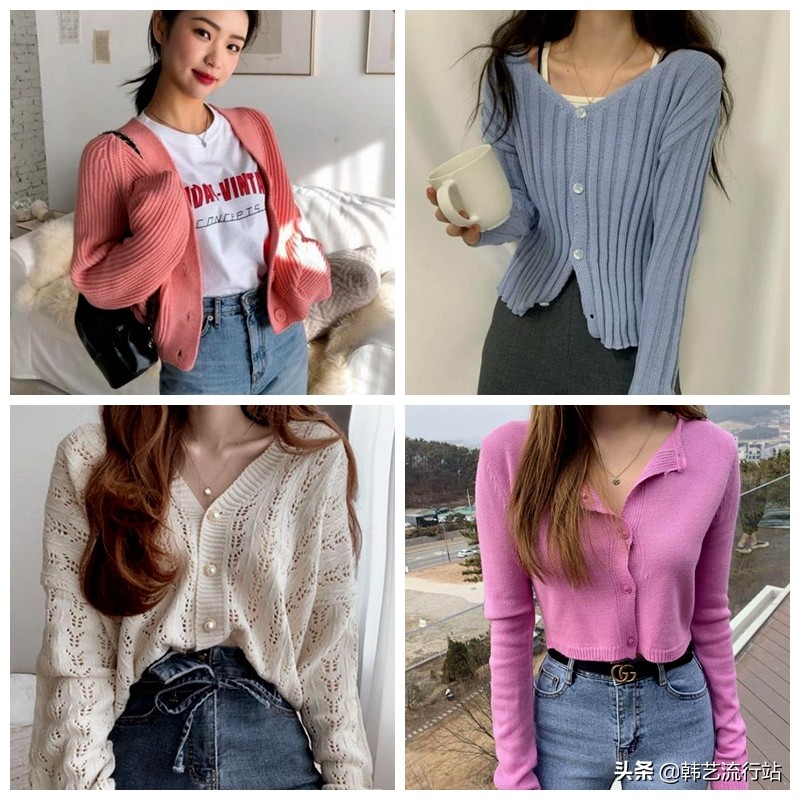 2021春天是针织服装的季节，今年流行的韩版毛衣款式真的可以