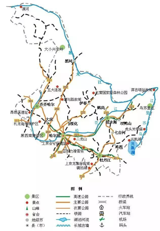 全国旅游景点详细地图大全,最新版中国各省市旅游景点地图