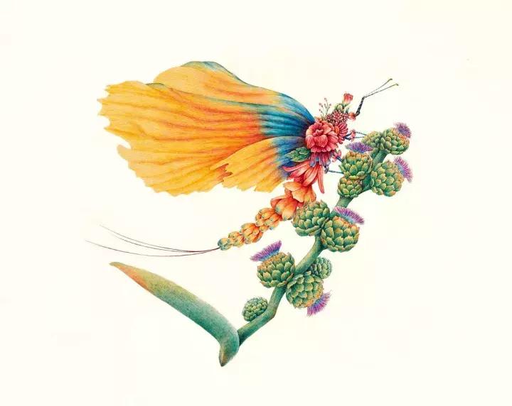 小央美水墨画作品欣赏,小央美人物画