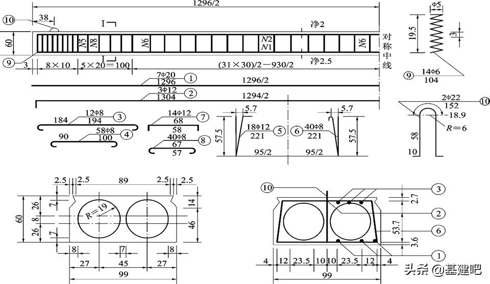 最漂亮的桥梁设计图,零基础桥梁图纸的整套识图