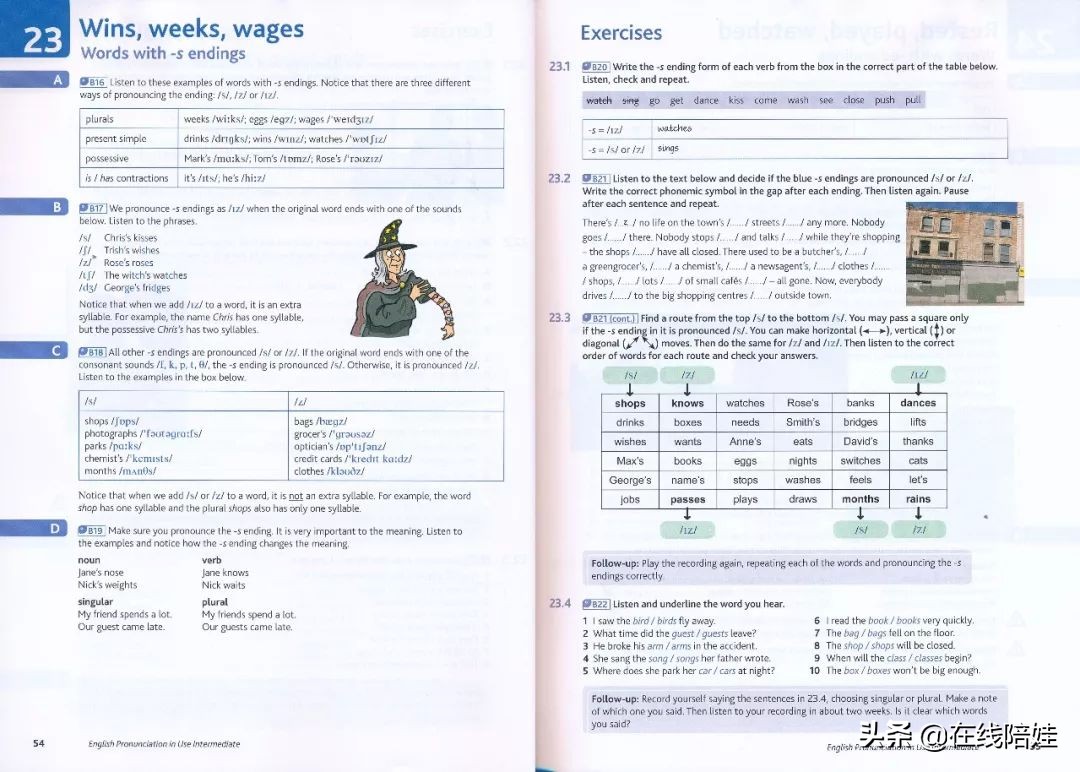 剑桥英语音标发音视频教程,英语发音规则表剑桥英语
