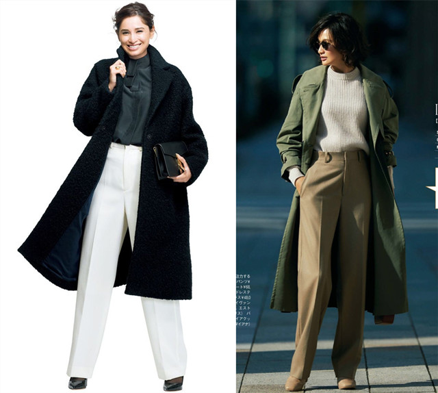 满大街长大衣搭配,长大衣如何穿搭