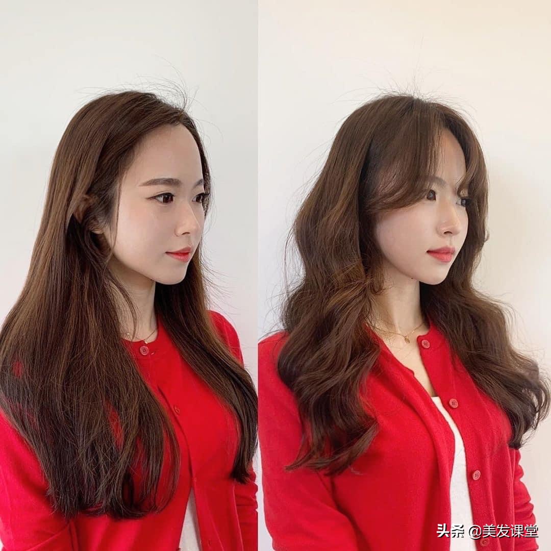 夏季烫一款扎起来也好看的发型,别人的头发为什么都这么好看