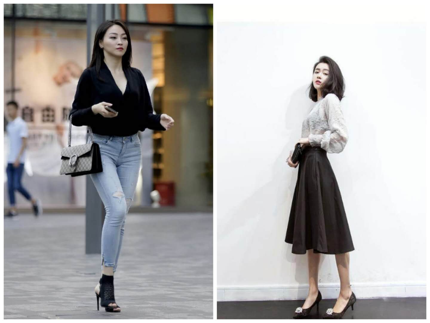 肩宽的女人穿什么衣服最好看,肩宽女生冬季穿衣技巧图片