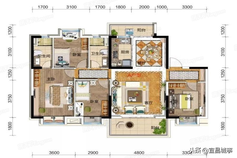 山水华庭和御景华府,宜昌碧桂园凤凰城c区楼盘