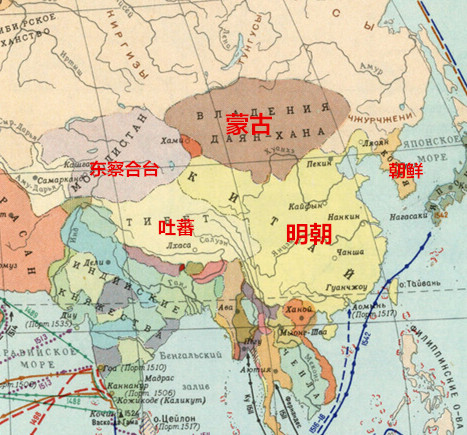 这是我见过的最客观的明朝地图,对比一下明朝疆域和元朝疆域