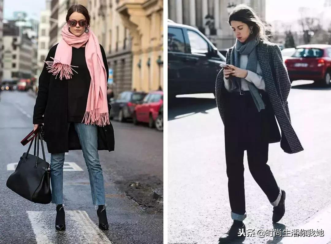 你穿“大衣+围巾”的样子，帅呆了！