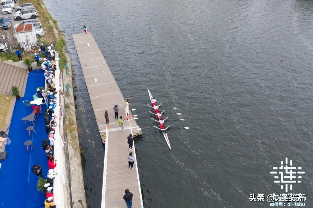 马栏河上比赛！看见奥运冠军了！
