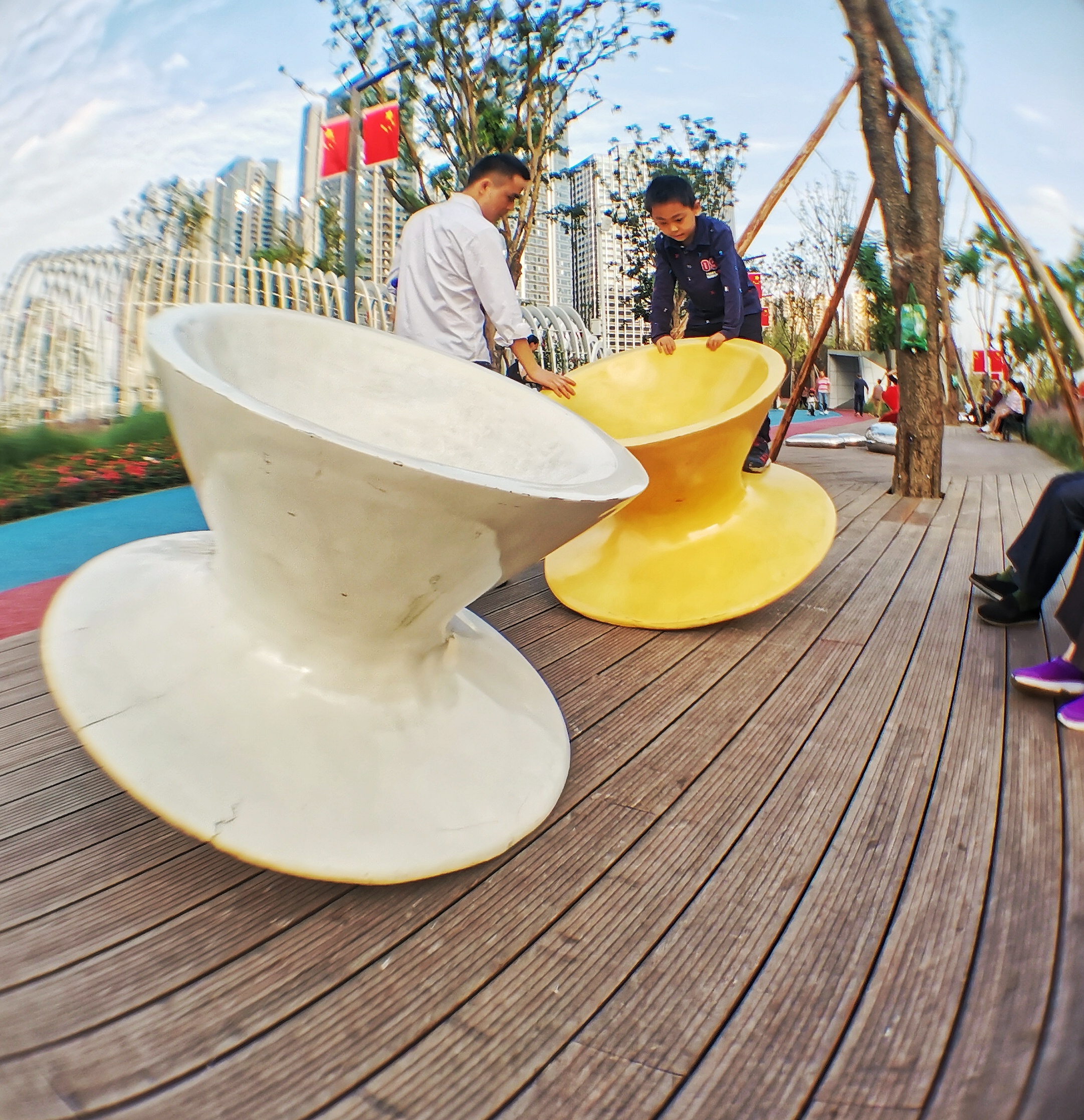 老茶店门店换新颜,茶店子新公园