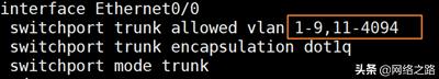 vlanallowed原理,trunk允许几个vlan通过