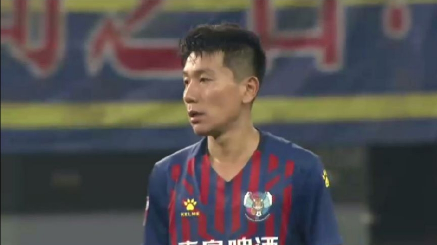 GIF中甲:青岛黄海3:1辽宁宏运，黄海队联赛积分进入升级区