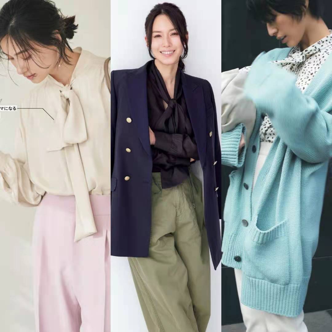 飘带白衬衣怎么穿出高级感,夏季百搭衬衫气质设计感高端