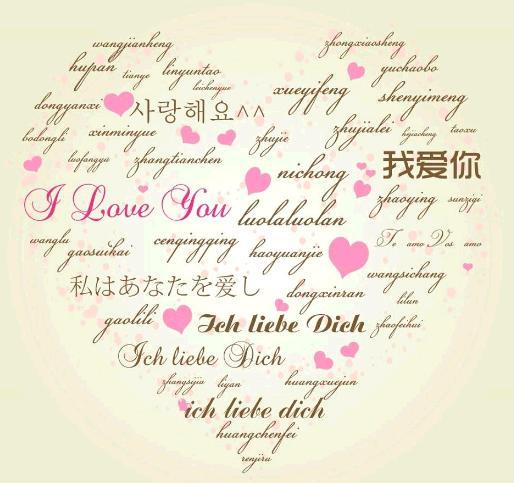 世界各国语言表达,世界各国语言我爱你读法