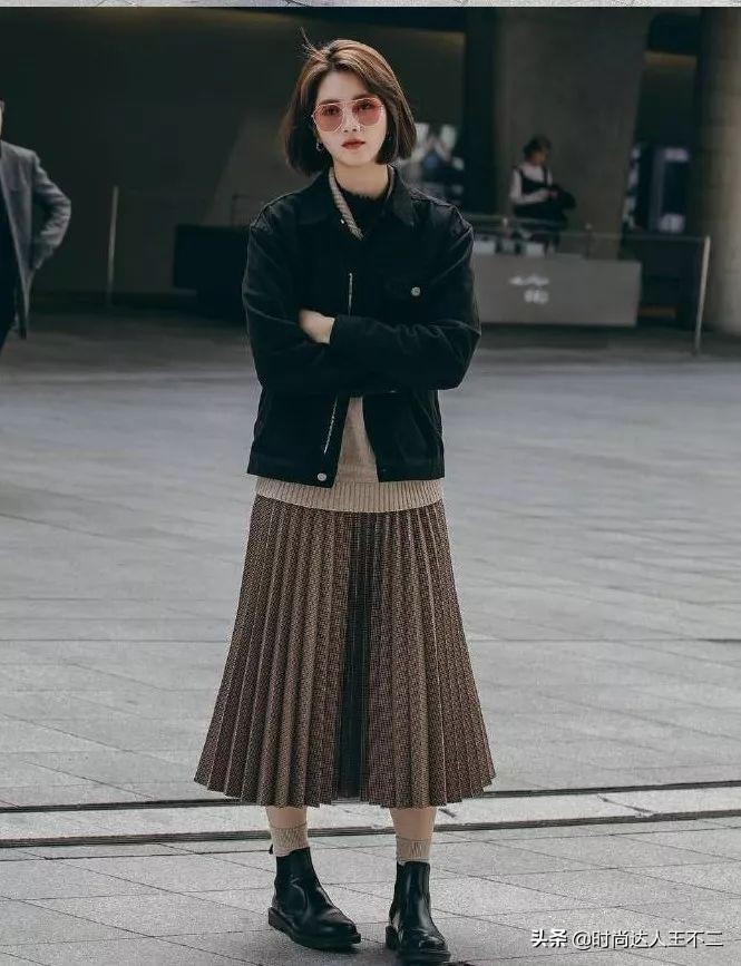 韩国秋天穿搭,首尔小个子初秋穿搭