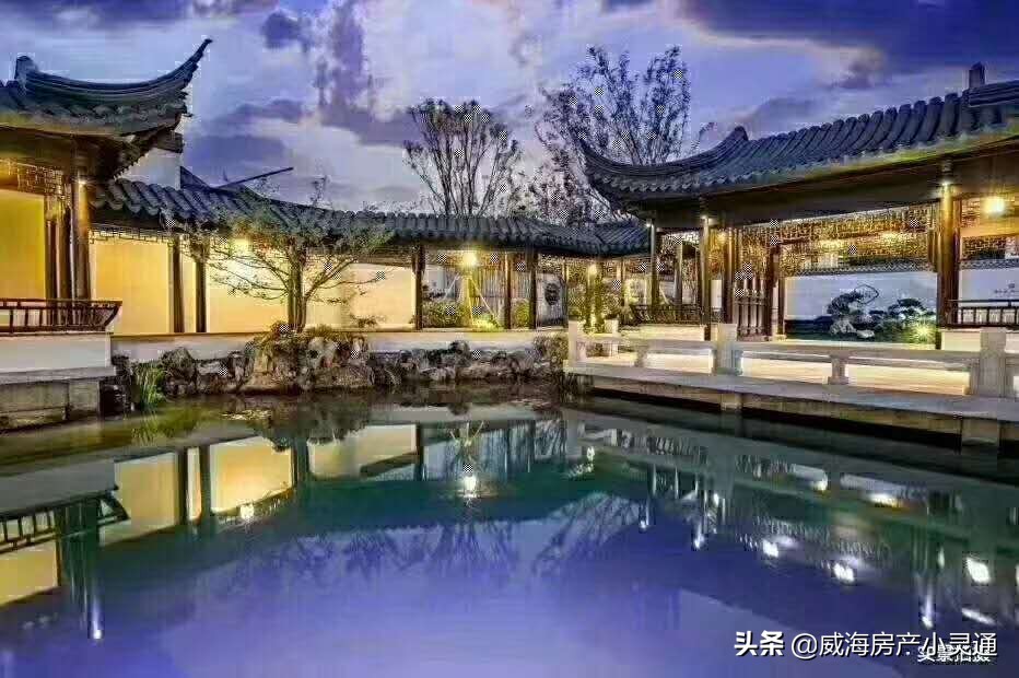 荣成中式合院实景视频,威海荣成中式合院别墅