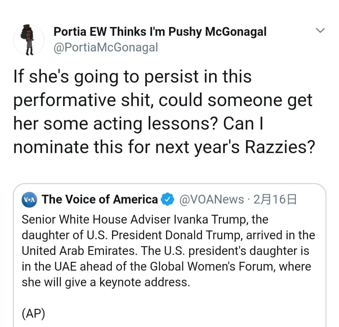 美国伊万卡访问阿联酋,伊万卡戴头巾