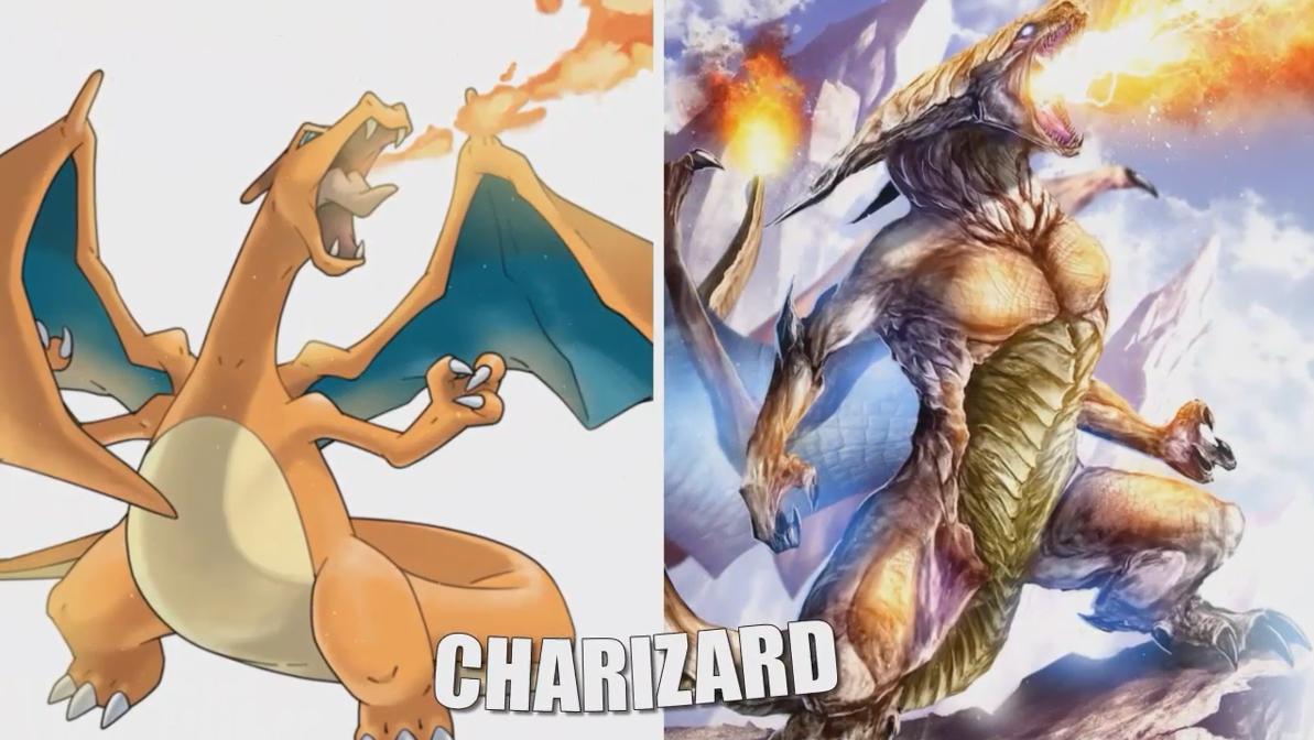 精灵宝可梦怪兽画风，暴鲤龙成凶猛海怪，甲贺忍蛙矫健帅气