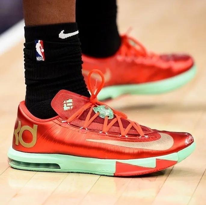 盘点nba球星上脚球鞋杜兰特篇,nba球员上脚的球鞋欧文