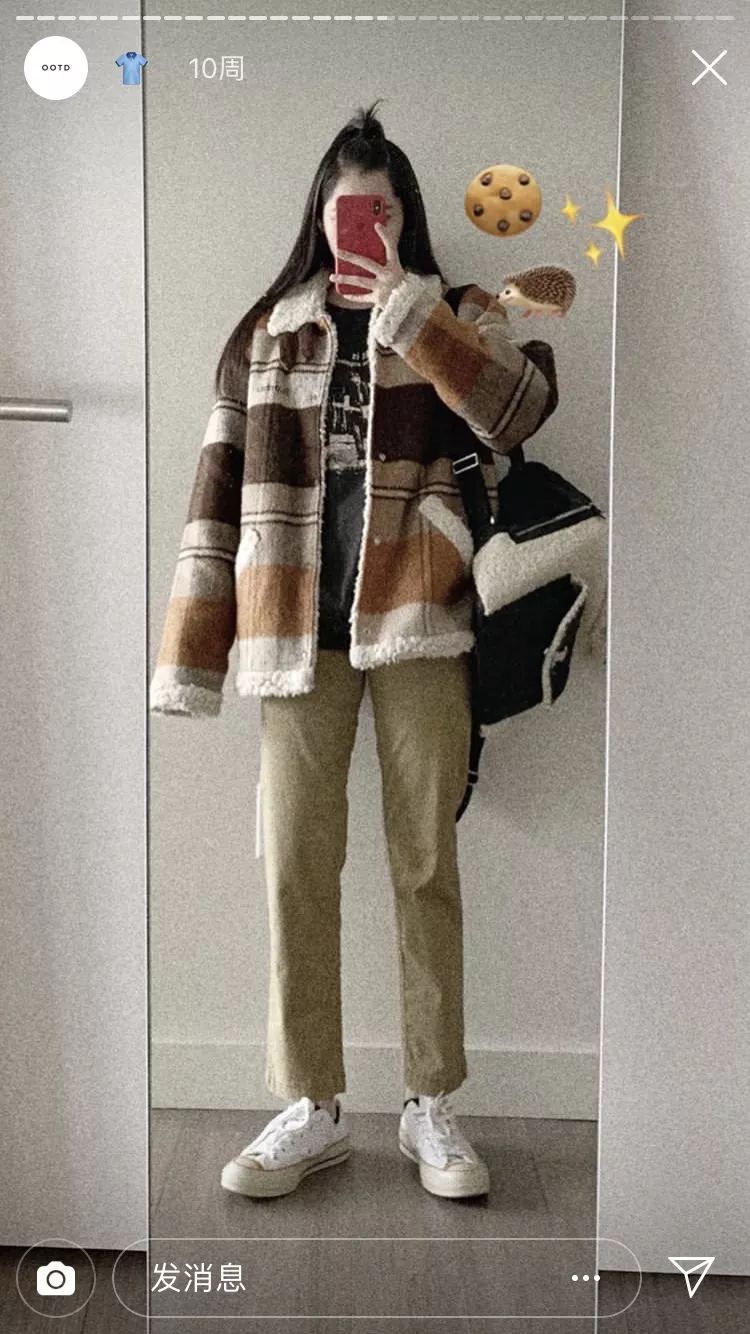 欧阳娜娜穿匡威经典款,匡威高帮帆布鞋欧阳娜娜