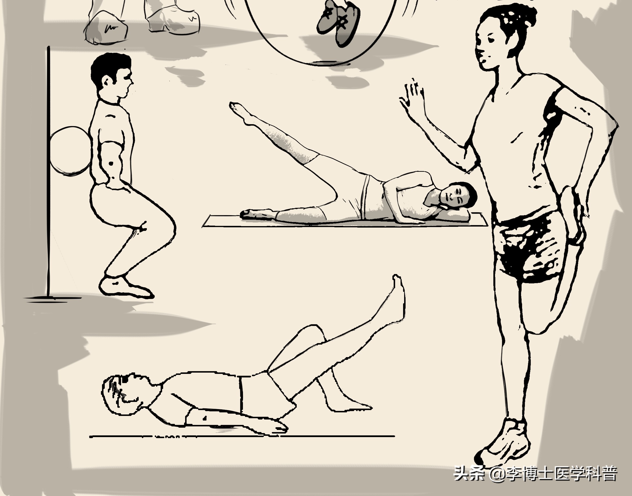 膝关节髌腱炎的运动康复训练,李博士医学科普