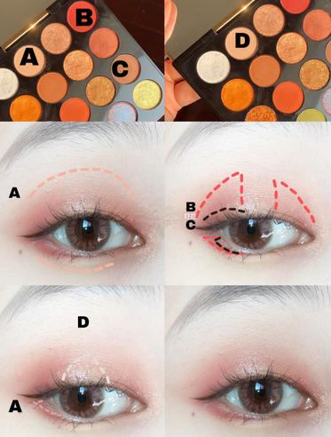 单眼皮眼妆教程干净高级无眼影,单眼皮日常不画眼妆的眼妆画法