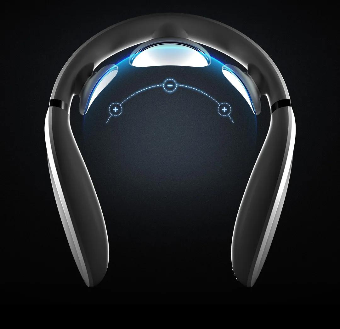 随身携带的颈椎按摩师，恒温42℃，15级力度调节，坐着躺着都能用