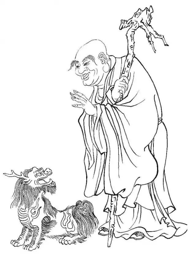 李公麟白描十八罗汉图,白描罗汉图全集