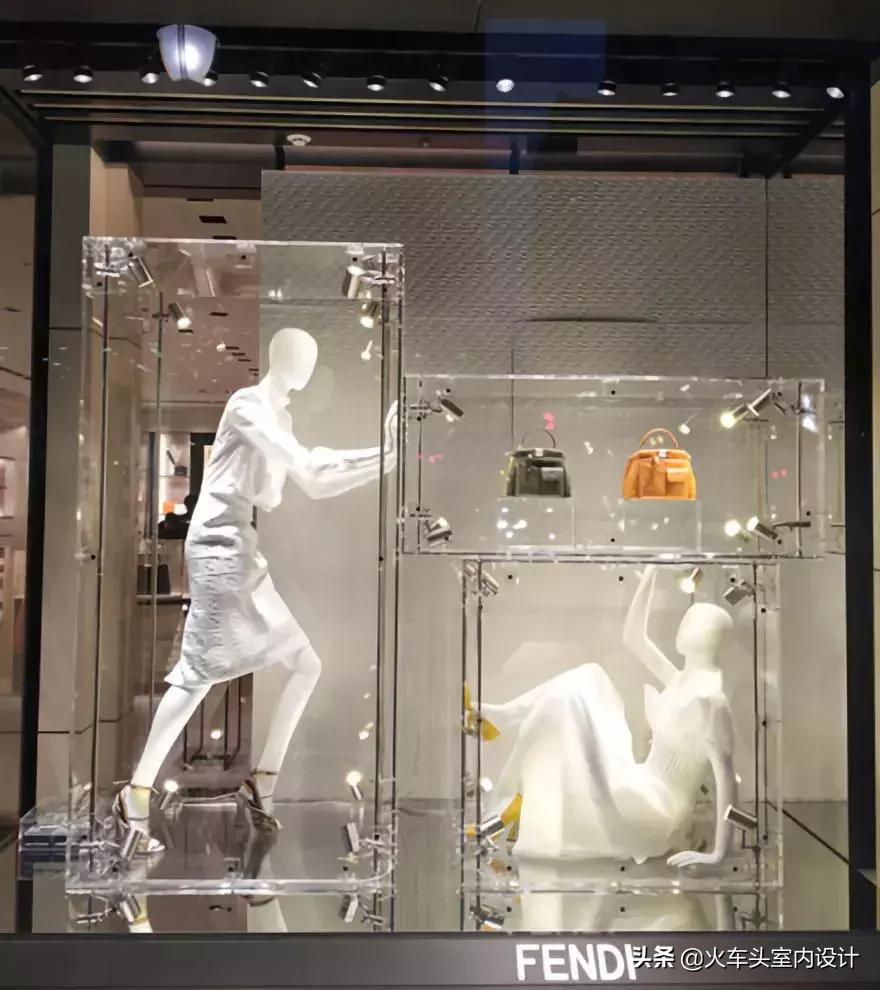 lvgucci等奢侈品门店设计,lv奢侈品店灯光设计