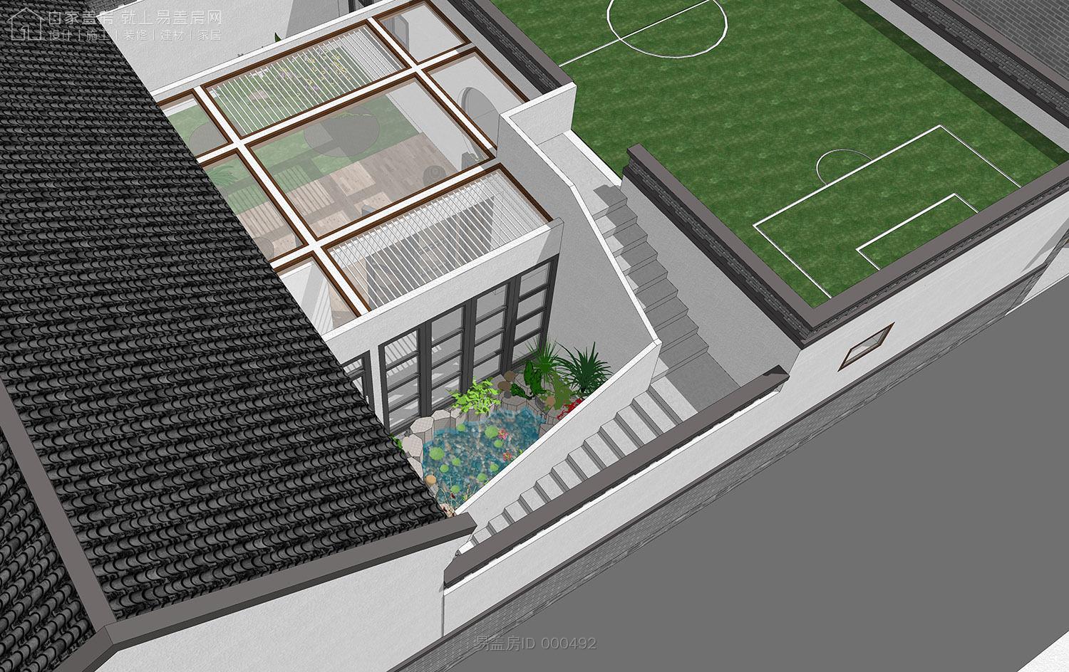 足球元素5-6平方米二孩儿童房设计,为了孩子有一个快乐的童年