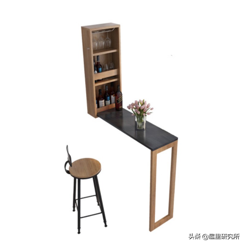 小户型折叠抽拉式餐桌,小户型折叠餐桌效果图大全