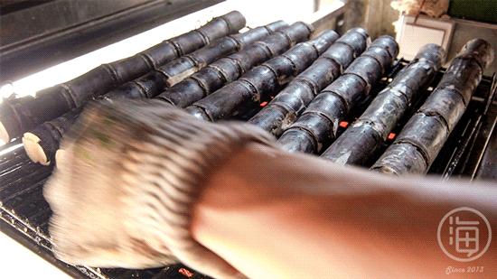 海南最火烤甘蔗,海口烤甘蔗的在哪里