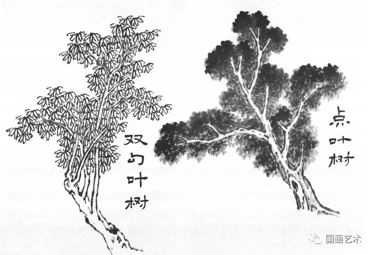 山水画基础技法山石教材,宋元国画山水画基础技法详解