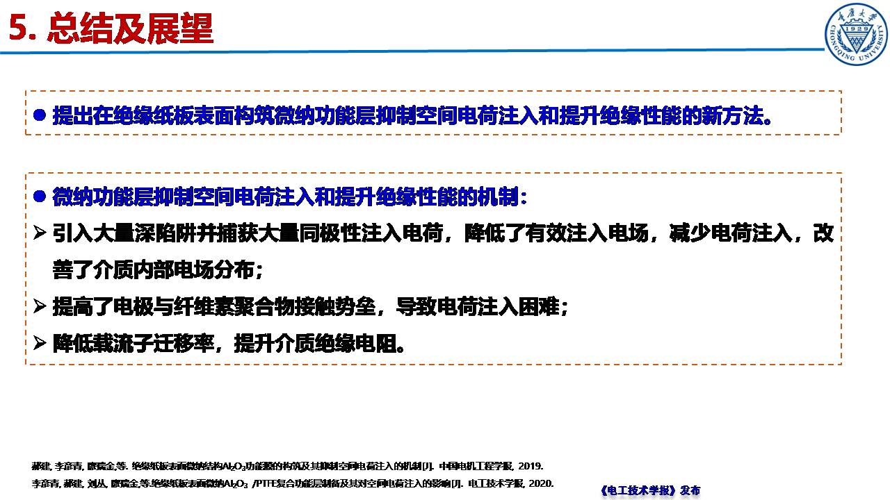 重庆大学郝建副教授：绝缘纸表面微纳功能层的构筑及性能提升效果