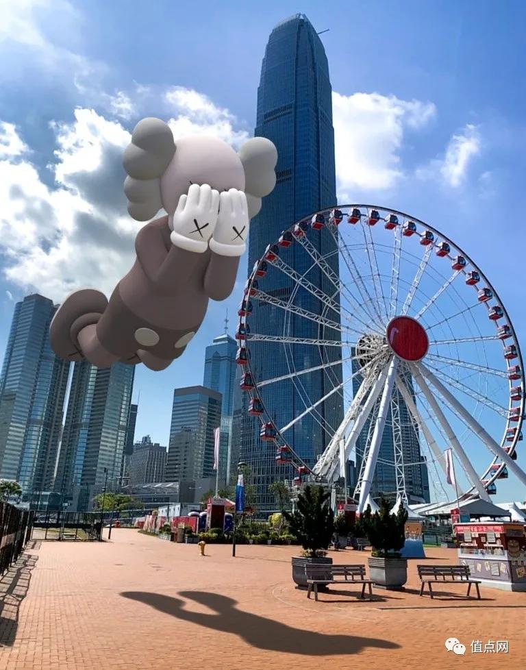 KAWS进军扩增实境AR艺术|全球12大地标免费拍摄