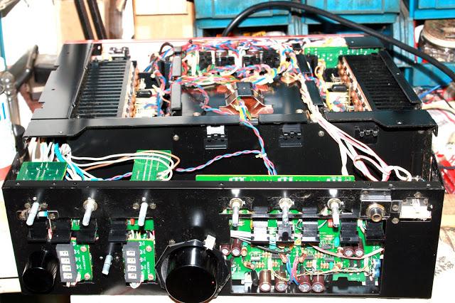 SANSUIAU907DR高档功放维修赏析，看完你还认为高级音响很简单吗