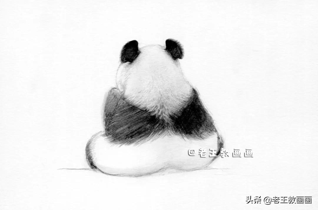 国宝大熊猫绘画,国宝大熊猫为主题的绘画