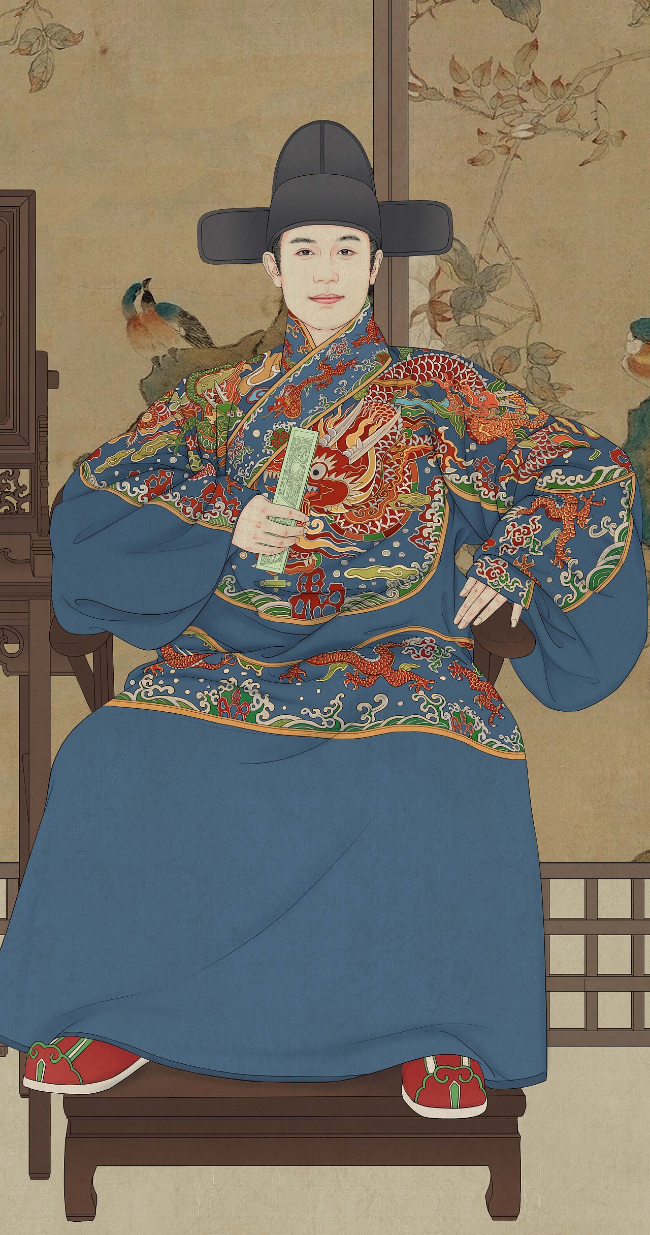 明制汉服造型,明制汉服男