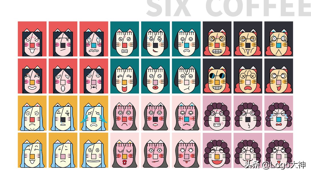 6平方米的咖啡店设计图,咖啡店logo黑白加设计说明