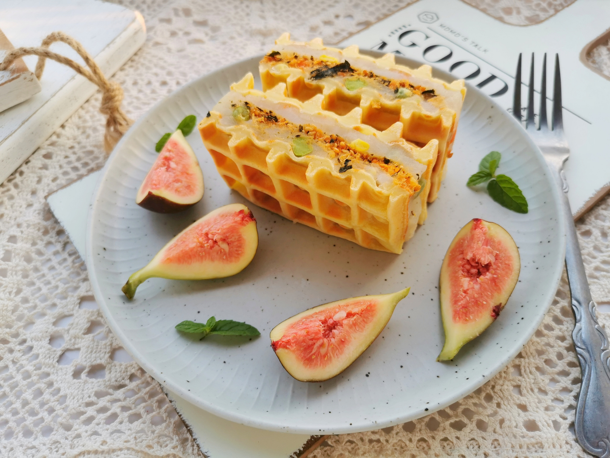 不用低筋面粉的华夫饼教程,华夫饼怎么做又松软又好吃