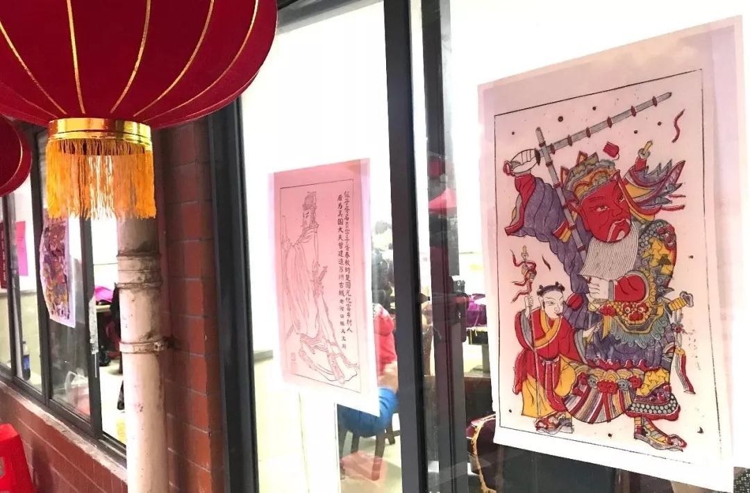 春节年画重回仪式,年画传递浓浓年味儿