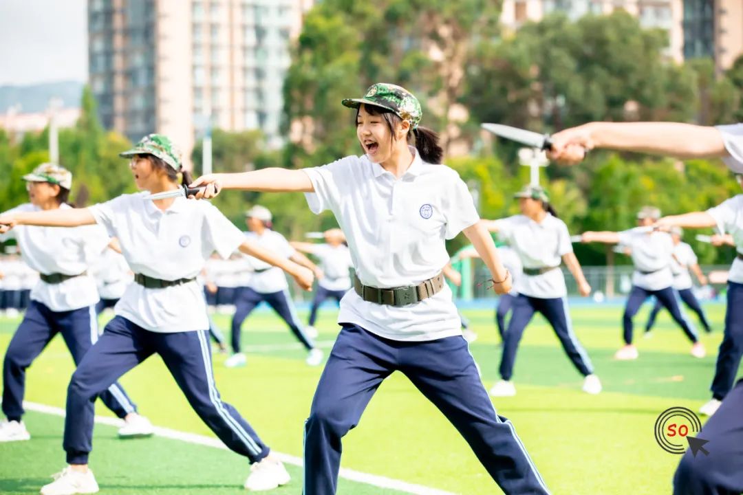 迎建党百年军训风采,青春飞扬军训